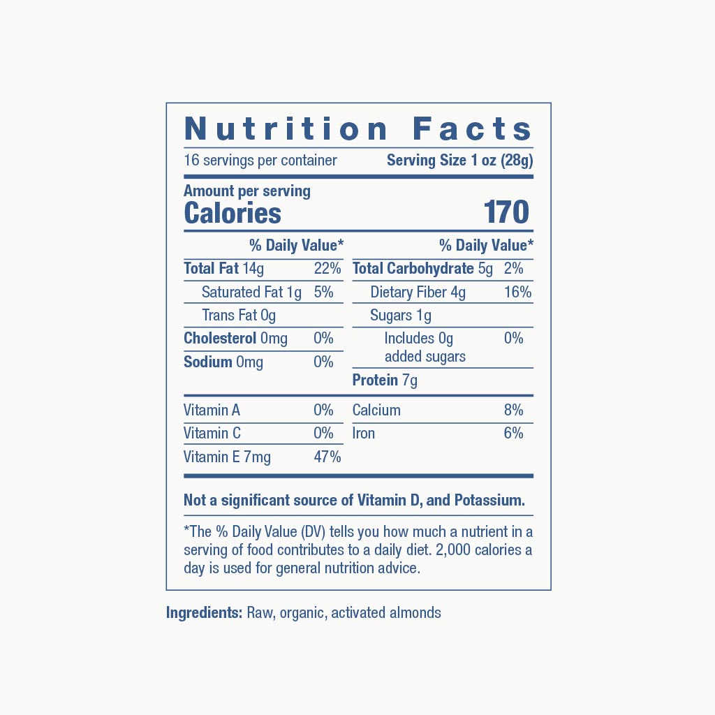 Raw & Activated California Almonds