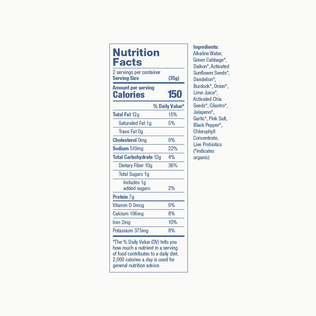 Green Fermented Seed Crisps